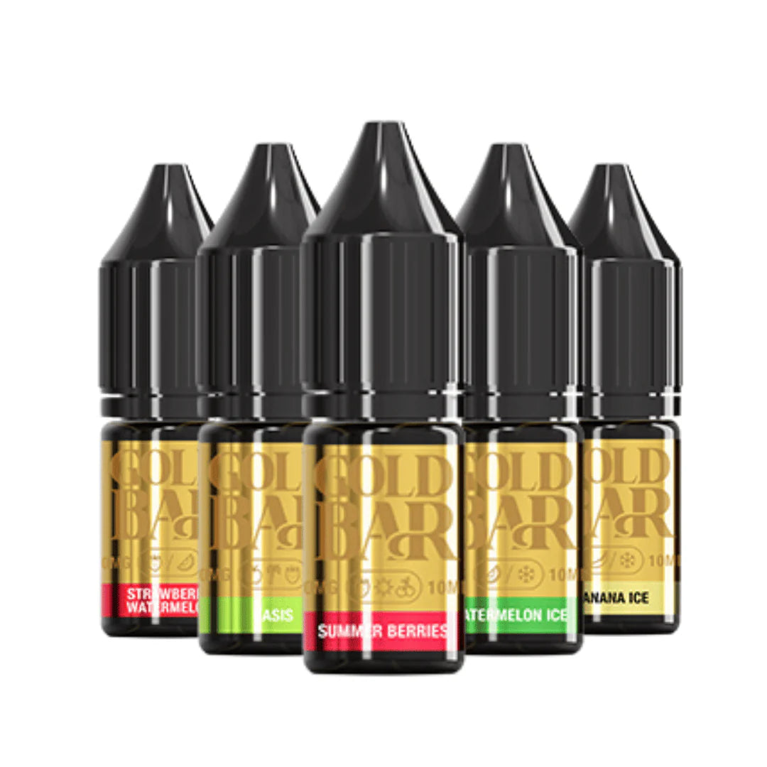 Gold Bar 10ml Nic Salt 10 Pack